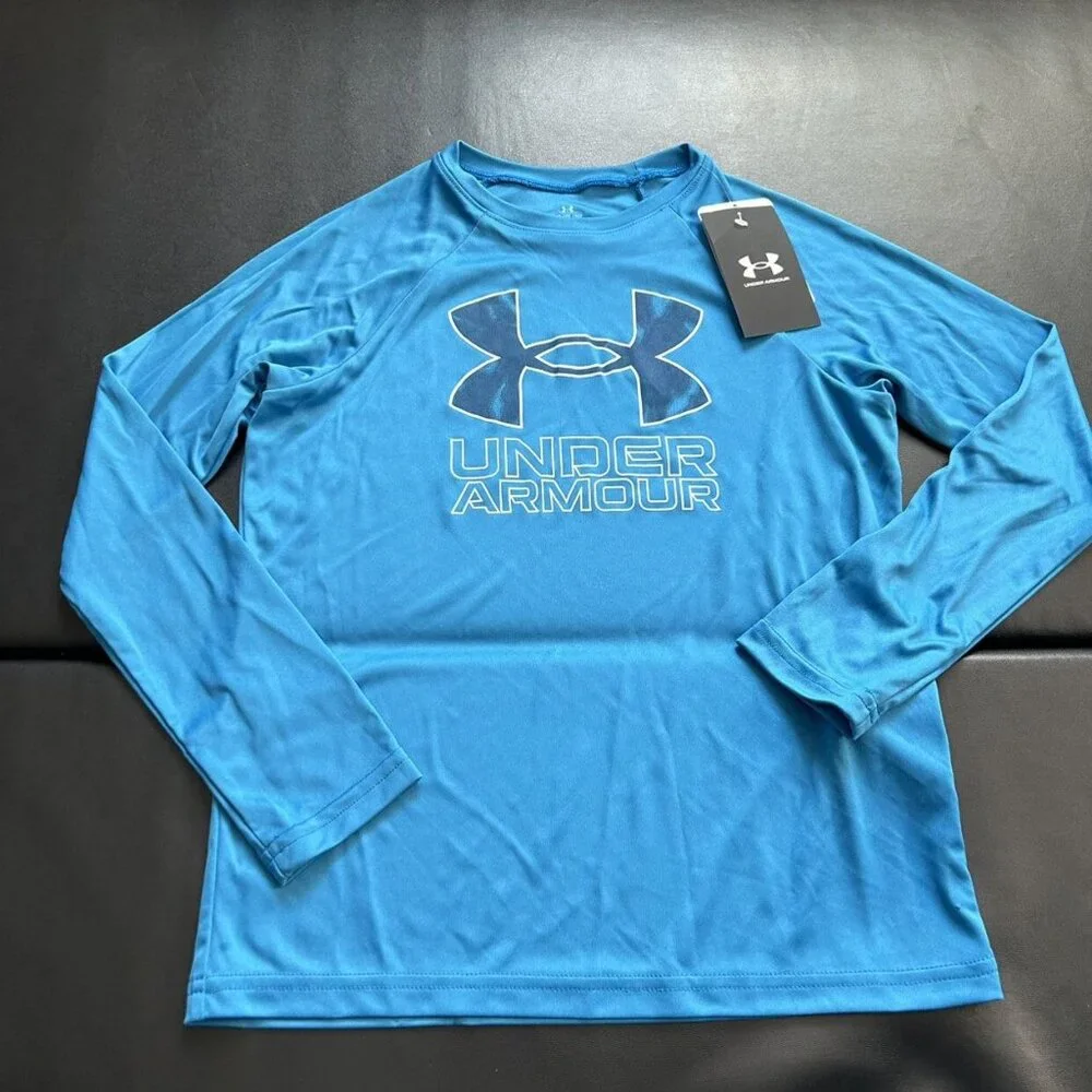 NWT Under Armour Jogger & Long Sleeve Tee Set Boys Youth Size Small